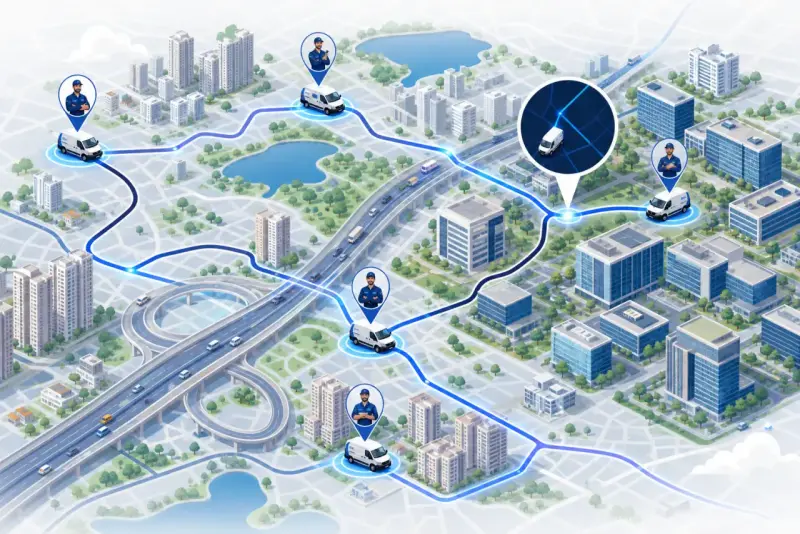 RSAwale roadside assistance coverage map across Indian cities including Bengaluru